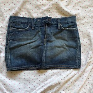 Denim Mini Skirt
